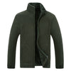 Fleece Warm Army Green Men Jacket