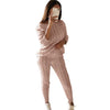 Sweater Top+Pants Knitted Suit O-Neck